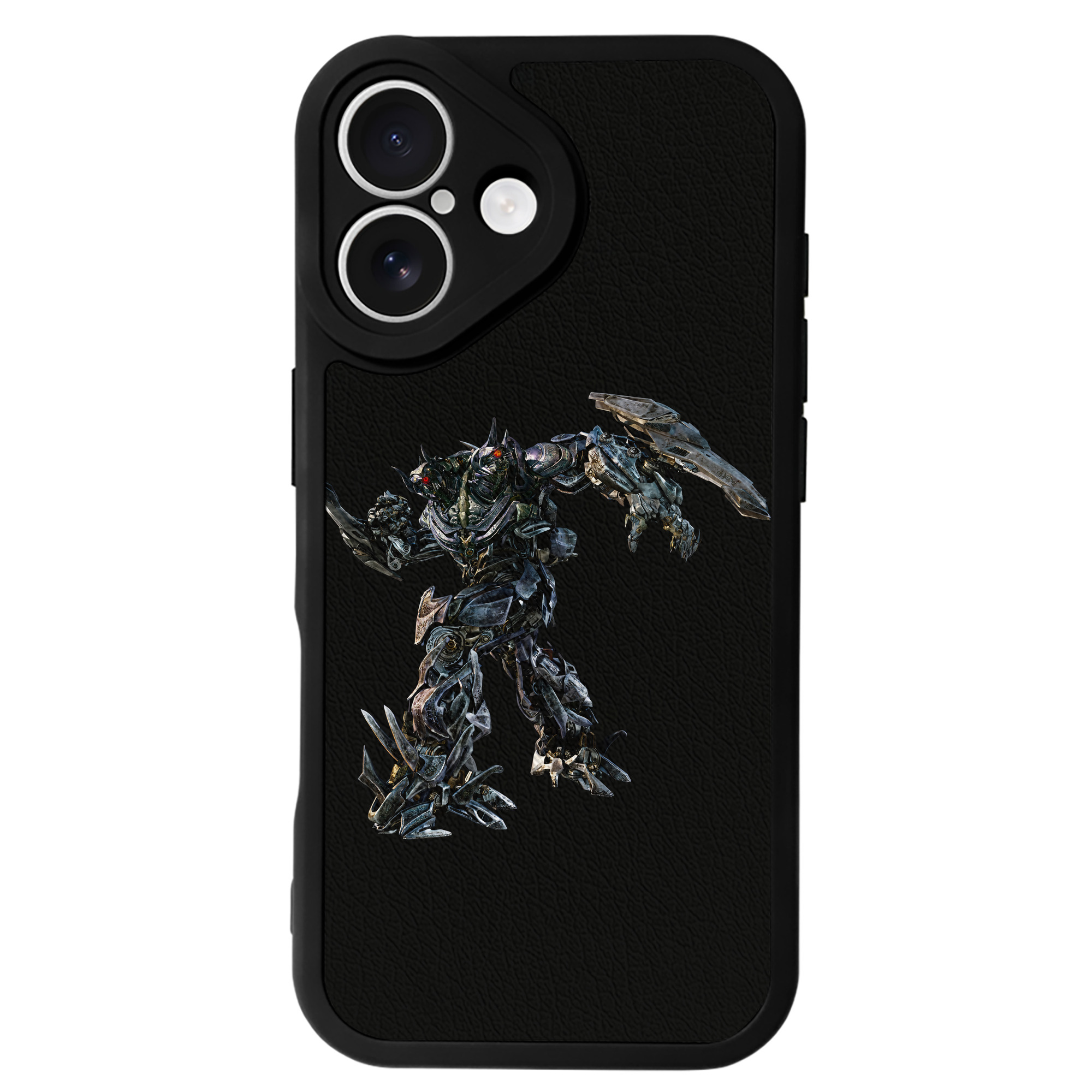 （画像用） Transformers トランスフォーマー 【iPhone 16シリーズ対応】シリコンスマホケース（レザー調） 材質：シリコン